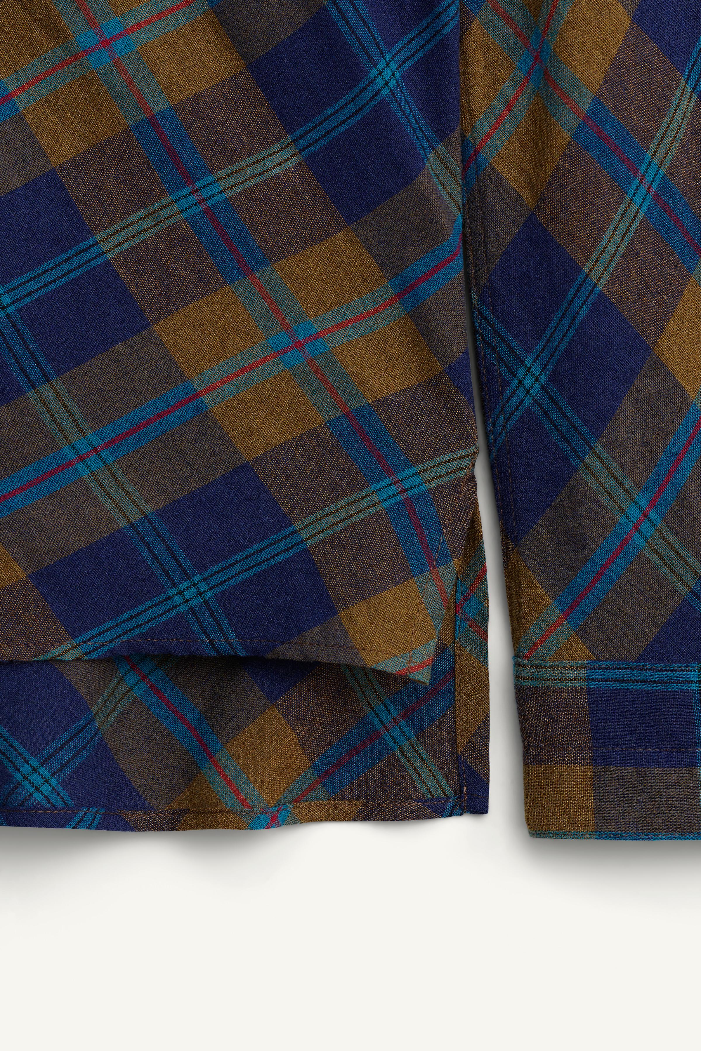 LIMITED EDITION FLOWY PLAID SHIRT